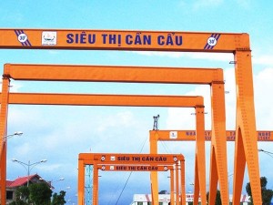 Cổng trục dầm đôi 50 tấn